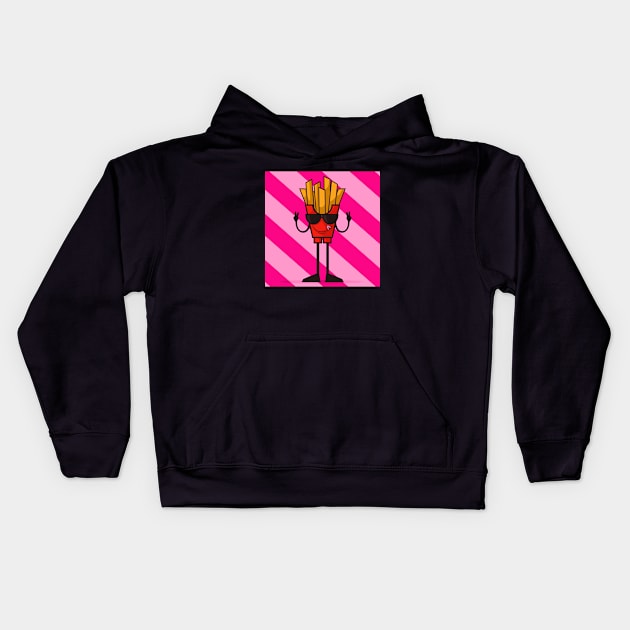 Cool fries Kids Hoodie by Cheebies